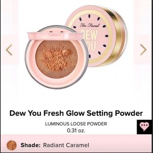 Too Faced Dew You Fresh Glow Setting Powder